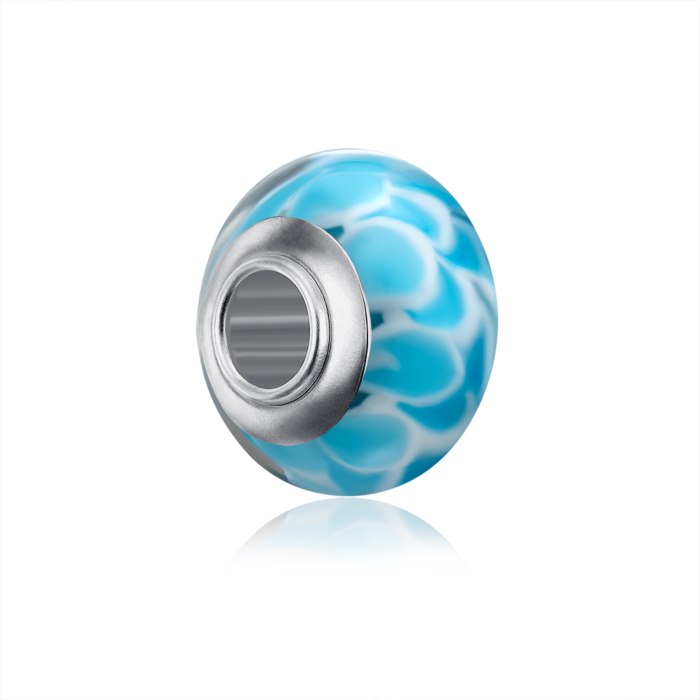 Срібна намистина-шарм. Артикул HGS-776-P/12/4648