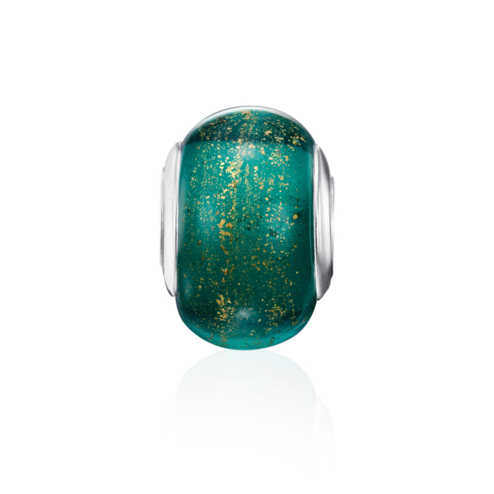 Срібна намистина-шарм. Артикул HGS-817-P/12/4653