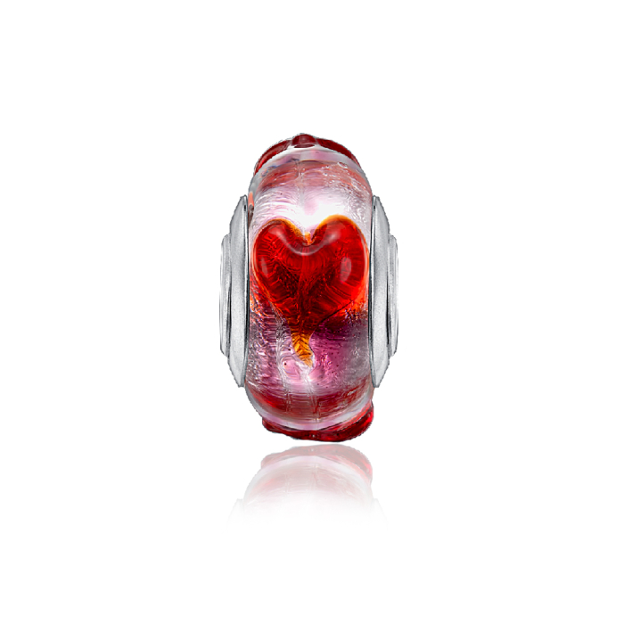 Срібна намистина-шарм. Артикул HGS-832-P/12/4647