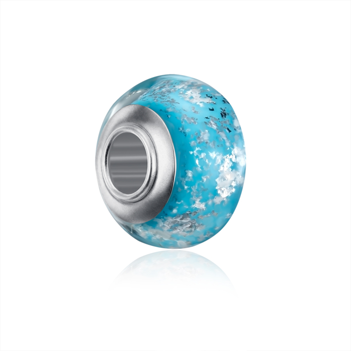 Срібна намистина-шарм. Артикул HGS-860-P/12/4648