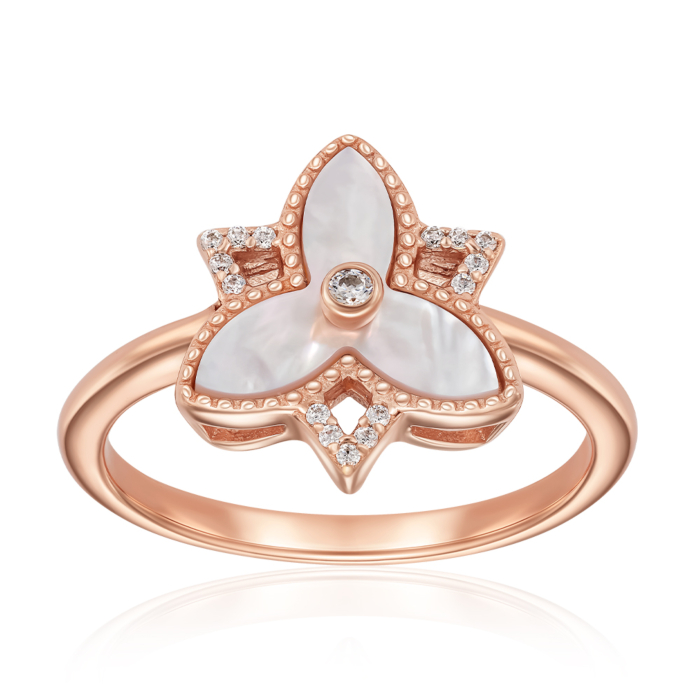 Серебряное кольцо. Артикул HJR-2152-ROSE-R/17/1090