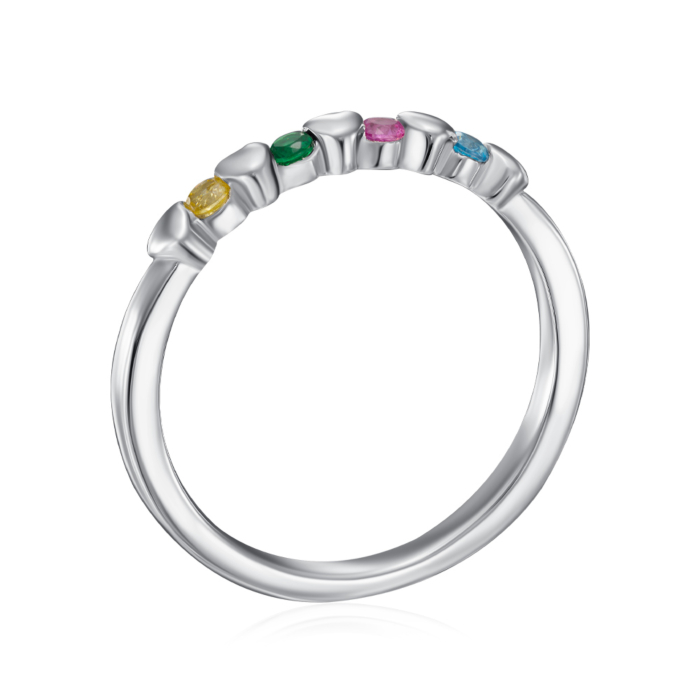 Серебряное кольцо с фианитами. Артикул HJR-492-7-S-R/12/21209