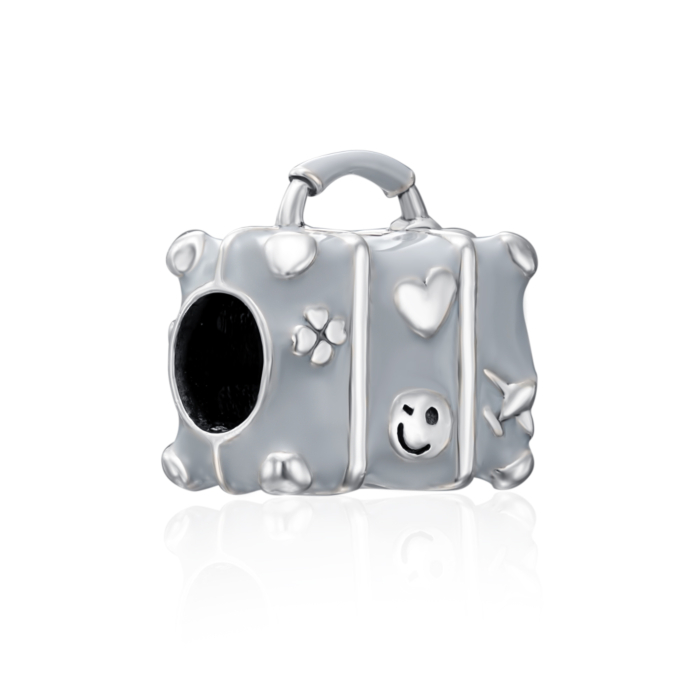 Срібна підвіска-шарм з емаллю. Артикул HS-1653-D-P/12/3534