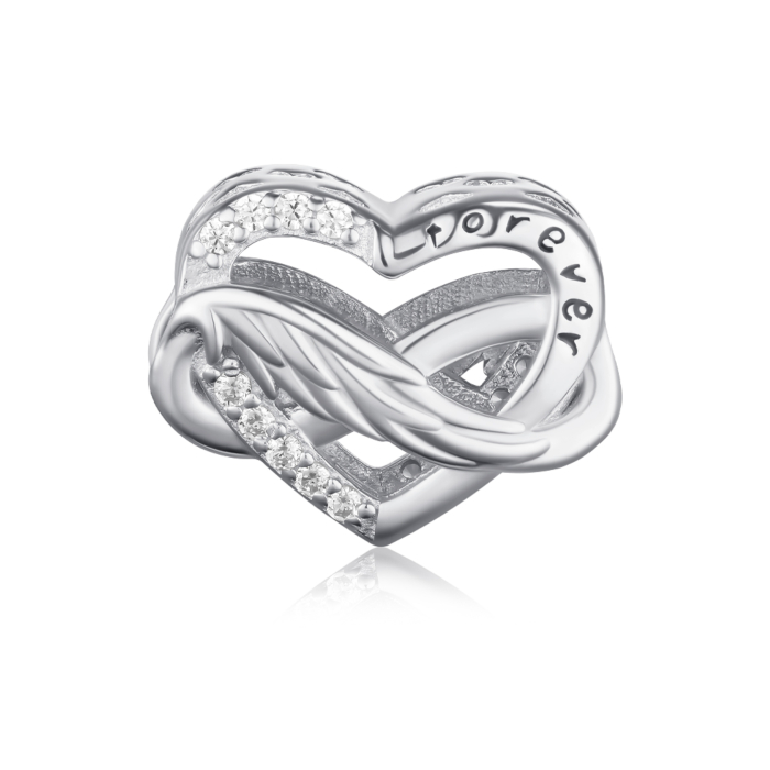 Срібна підвіска-шарм. Артикул HSZ-2725-S-P/12/1