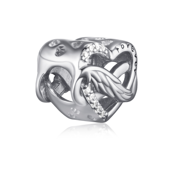 Срібна підвіска-шарм. Артикул HSZ-2725-S-P/12/1