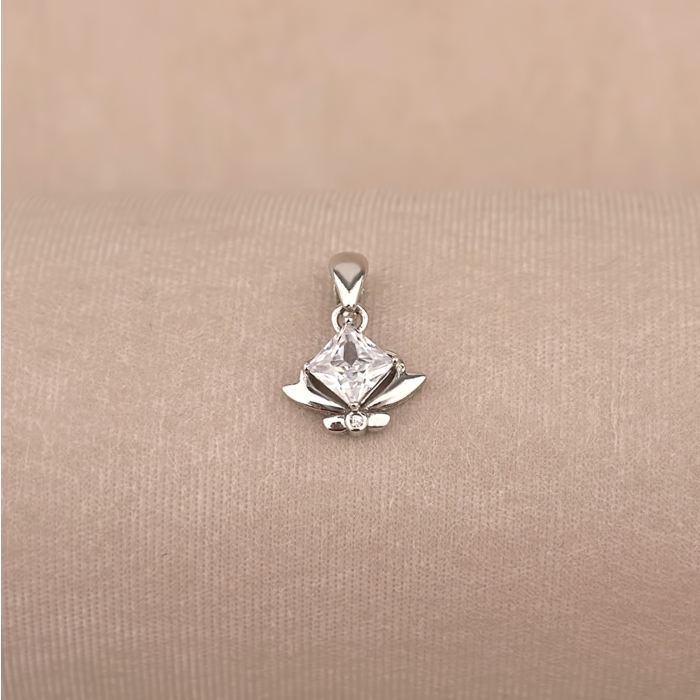 Срібна підвіска з фіанітом PE40778-P/12/1