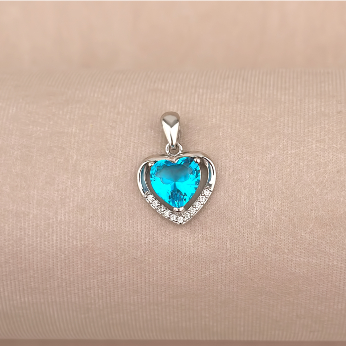 Срібна підвіска з фіанітами PE40431-P/12/1505