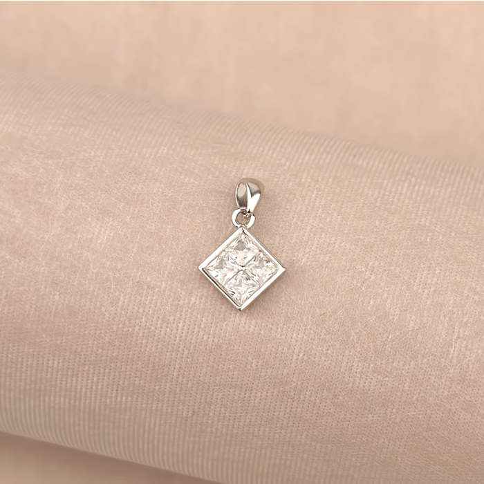 Серебряная подвеска с фианитами SZDP00375-P/12/1