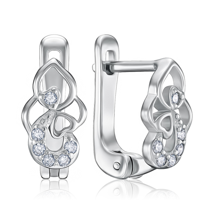 Серебряные серьги. Артикул ISA0302-E/12/1