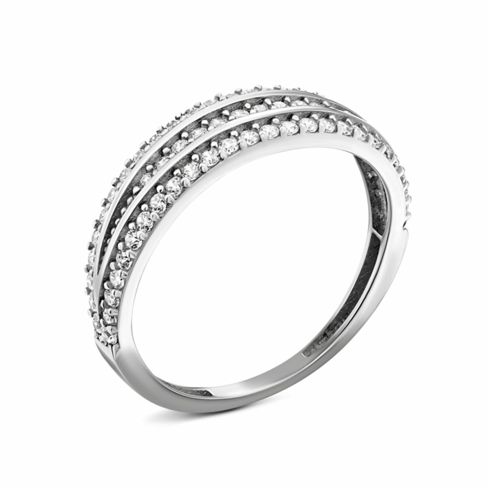 Золотое кольцо с фианитами. Артикул UG5IYZK59/1