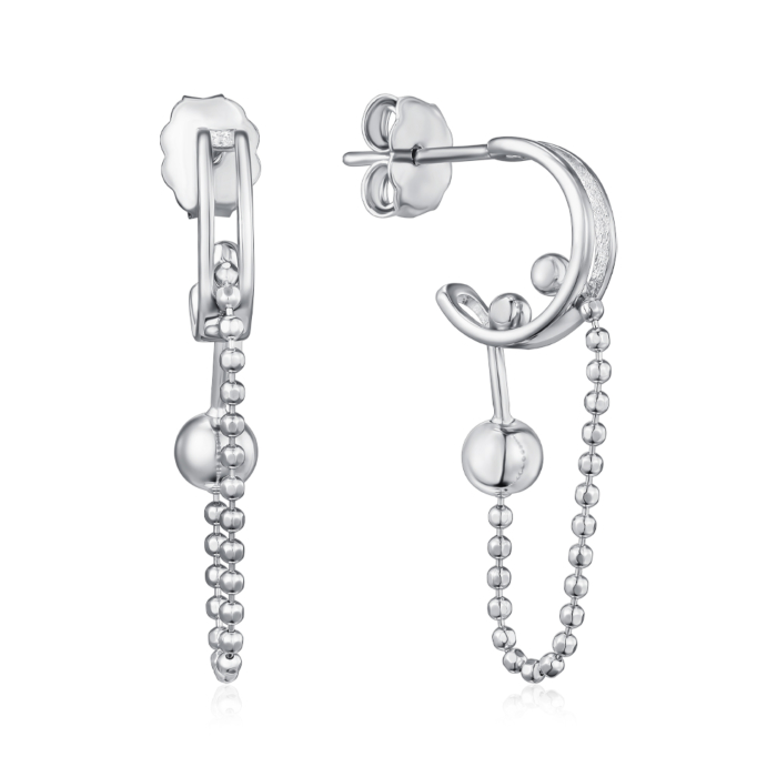 Срібні сережки. Артикул JB00129-E/12