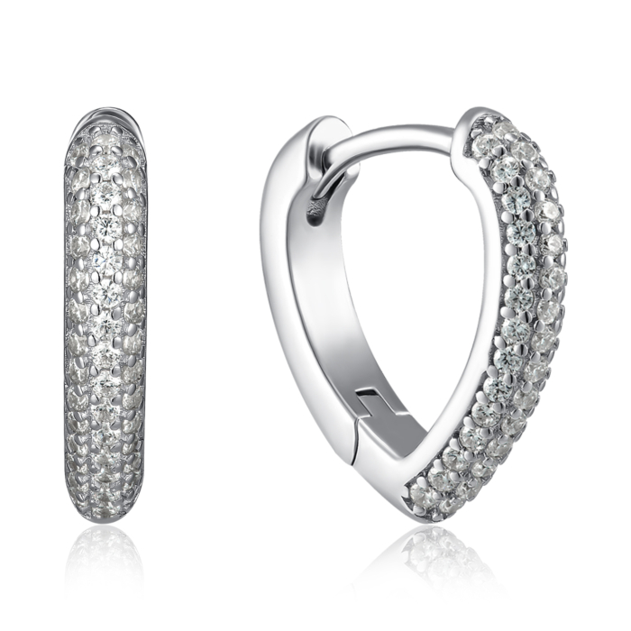 Серебряные серьги с фианитами. Артикул JB00170-E/12/1