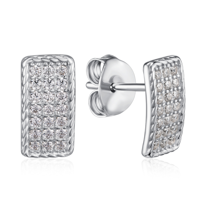 Срібні сережки. Артикул JB01319-E/12/1