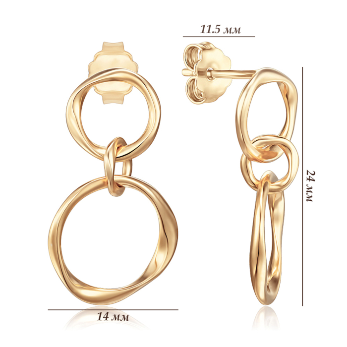 Срібні сережки. Артикул JB01358-E/20