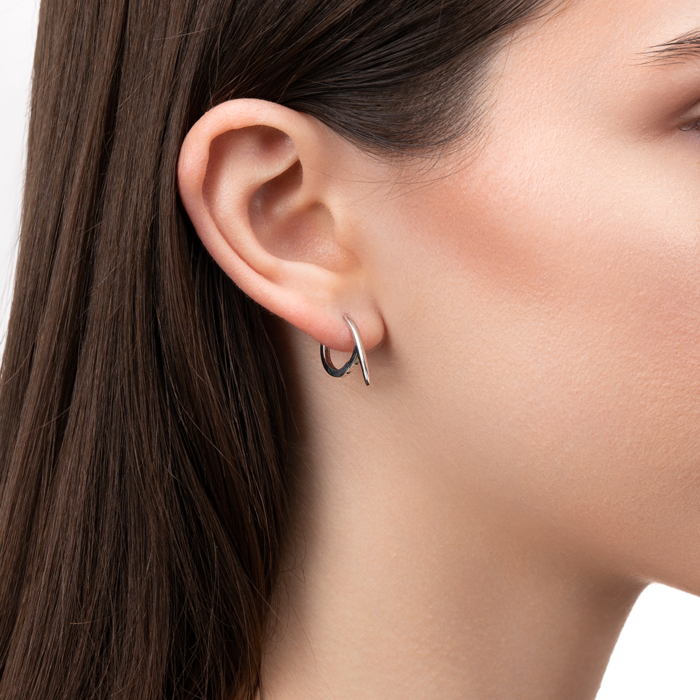 Срібні сережки. Артикул JB01541-E/12