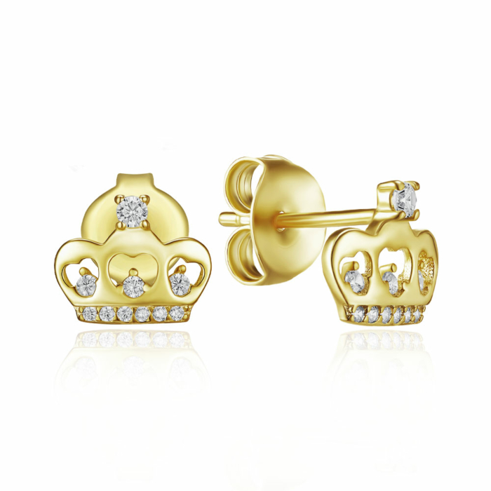 Срібні сережки з фіанітами. Артикул JB01597-E/20/1