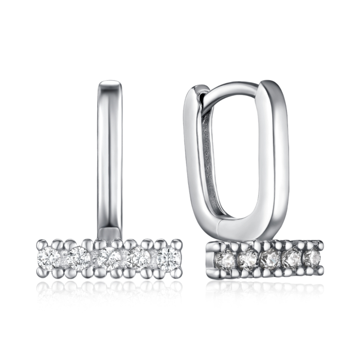 Серебряные серьги с фианитами. Артикул JB03205-E/12/1