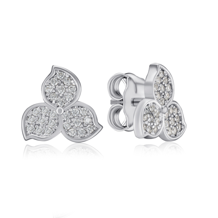 Серебряные серьги с фианитами. Артикул JB03884-E/12/1