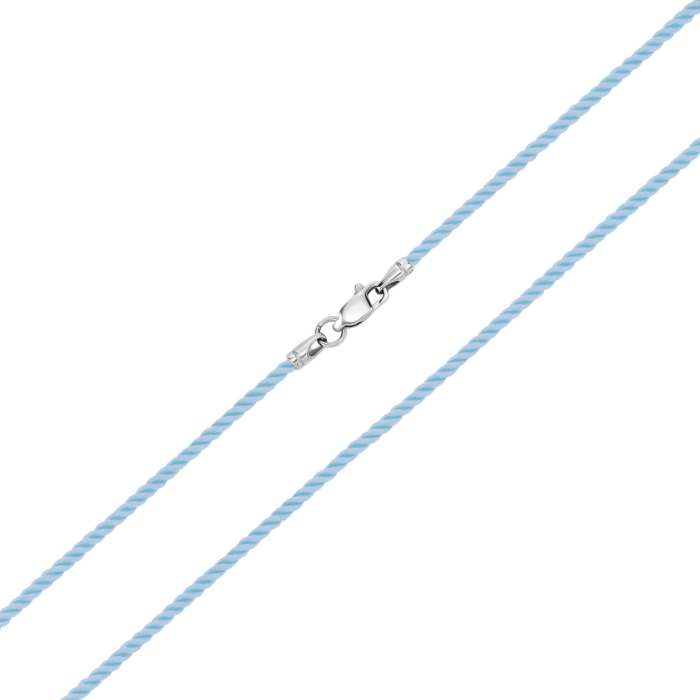 Ювелірний шнурок зі срібним замком. Артикул UG5pk6422