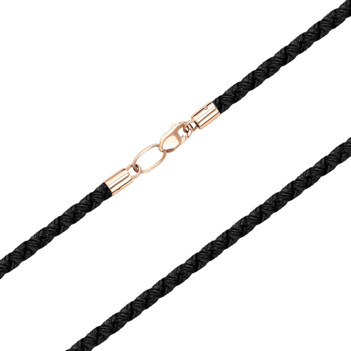 Шовковий шнурок із золотою застібкою. Артикул 06112-3/01/0