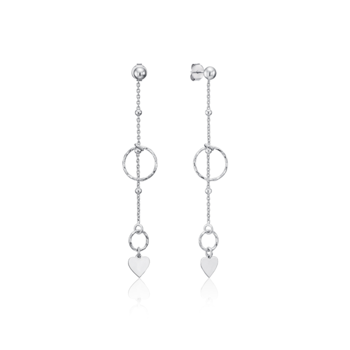 Срібні сережки-підвіски. Артикул KCV121_OR-E/12