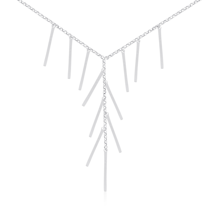 Колье из серебра с подвесками KCV128_CL-K/12