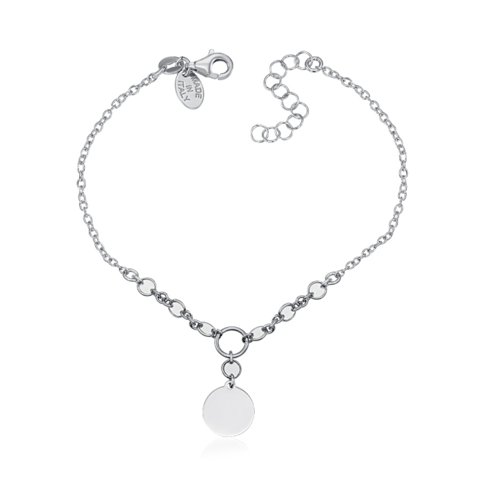 Срібний браслет без вставки. Артикул KCV219_BR-B/12