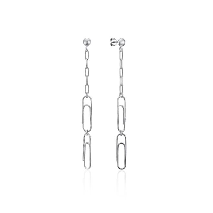 Серебряные серьги-подвески. Артикул KCV232_OR-E/12