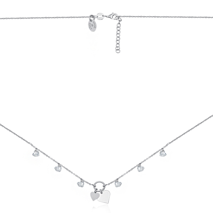 Срібне кольє з фіантіами. Артикул KCV242_CL-K/12/1