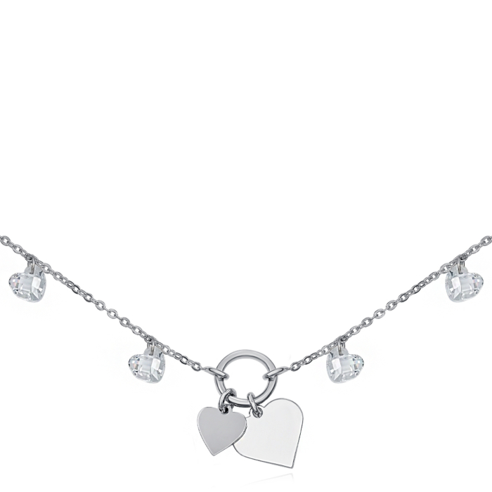 Срібне кольє з фіантіами. Артикул KCV242_CL-K/12/1
