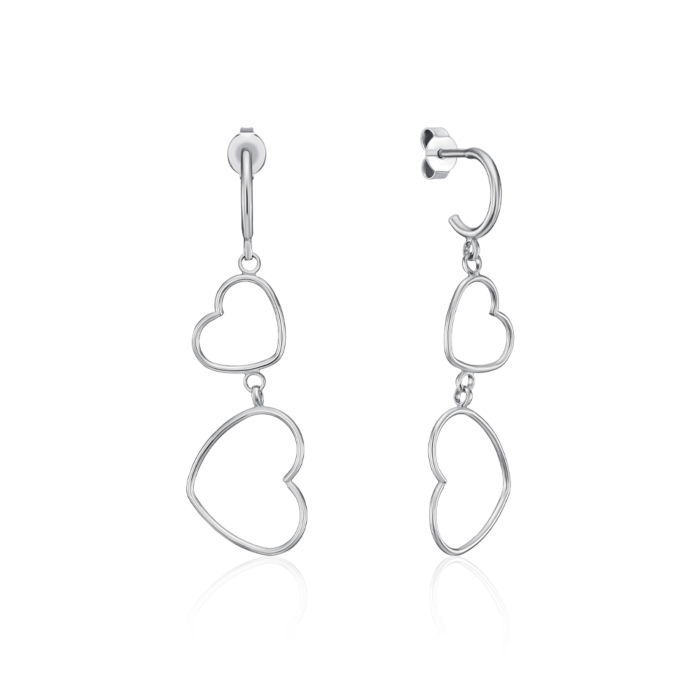 Срібні сережки-підвіски. Артикул KCV246_OR-E/12