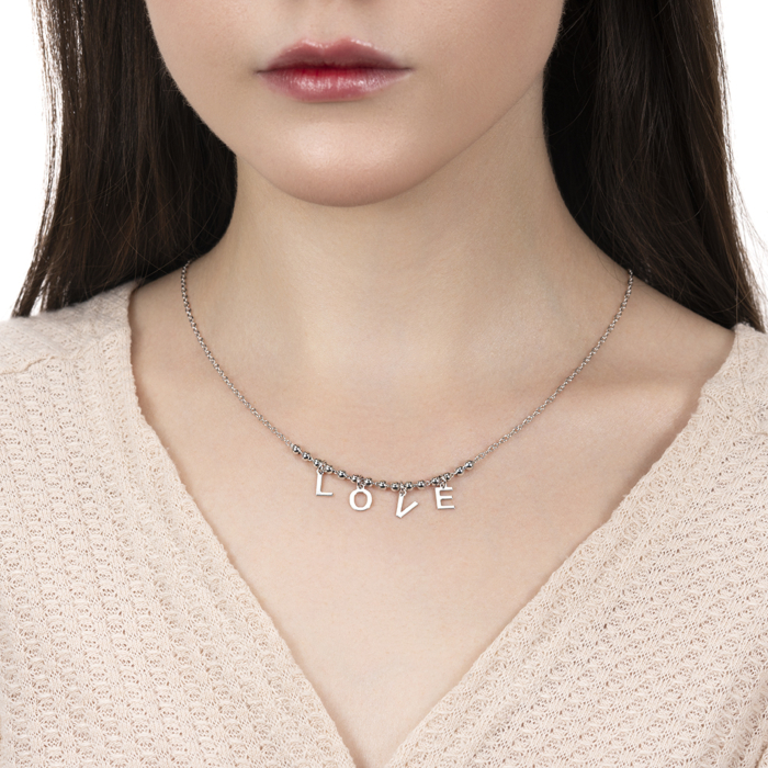 Серебряное колье. Артикул KCV255_CL-K/12