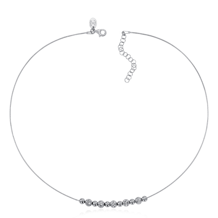 Серебряное колье. Артикул KCV263_CL-K/12