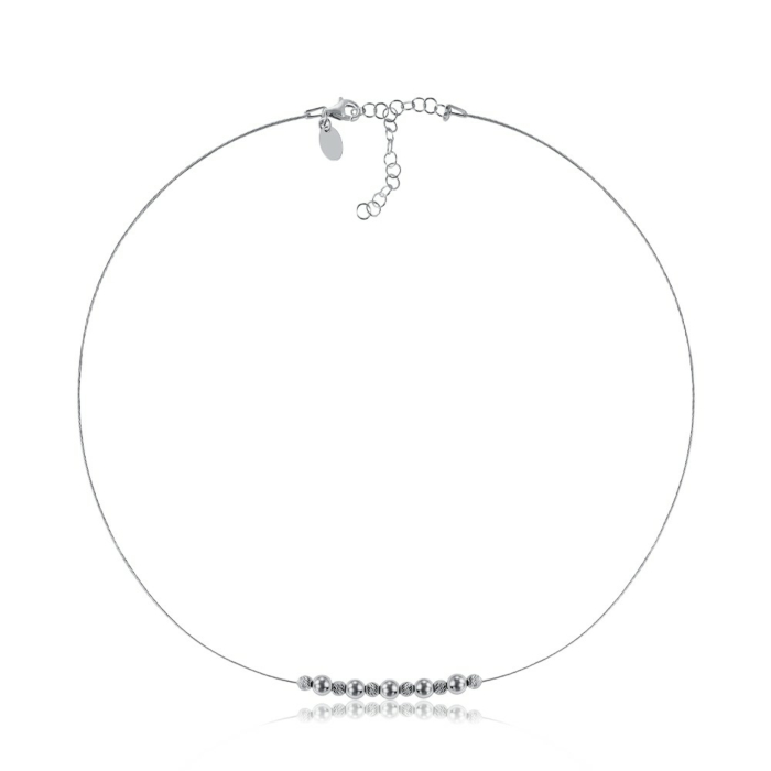 Серебряное колье. Артикул KCV264_CL-K/12