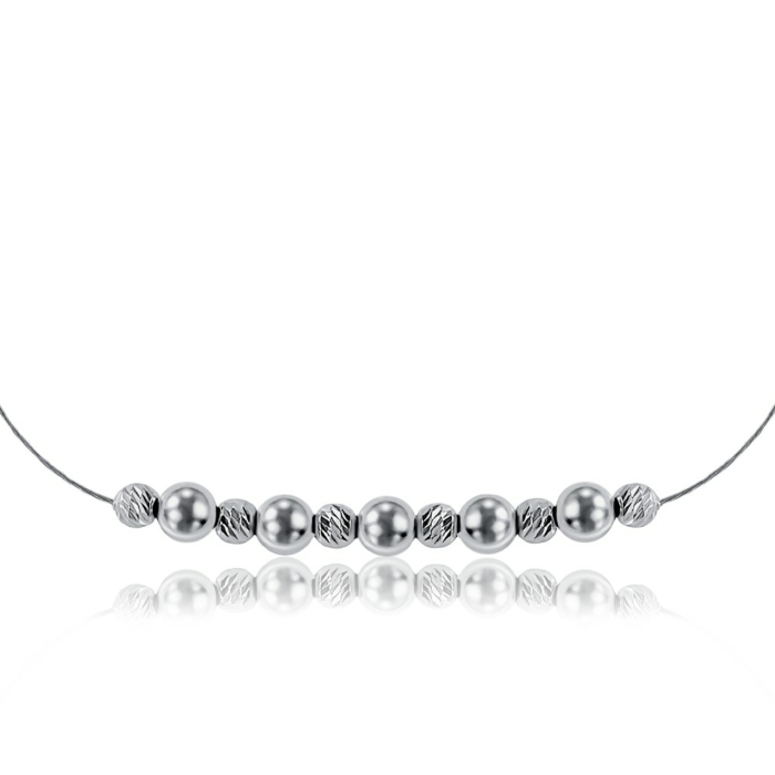 Серебряное колье. Артикул KCV264_CL-K/12