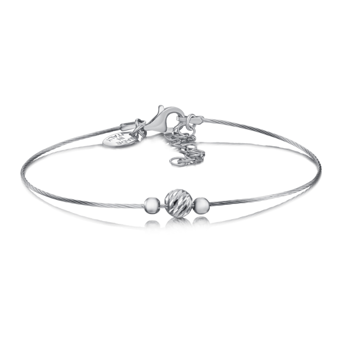 Срібний браслет без вставки. Артикул KCV267_BR-B/12