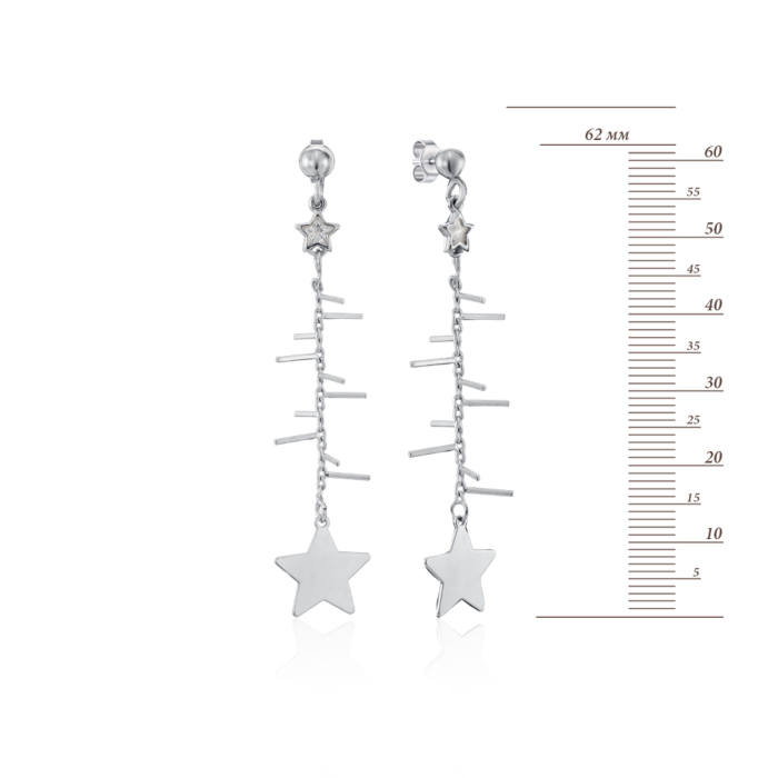 Серебряные серьги. Артикул KCV65_OR-E/12/3631