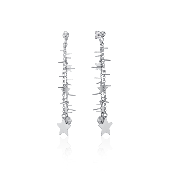 Срібні сережки-підвіски. Артикул KCV77_OR-E/12