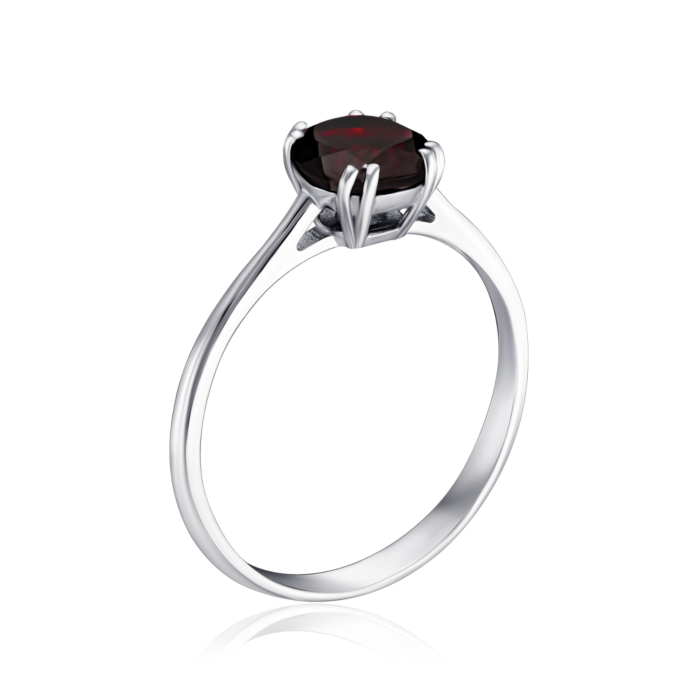 Серебряное кольцо с гранатом. Артикул KRS 626-GR-R/12/5077