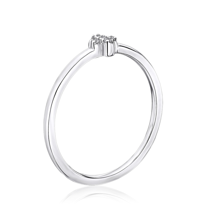 Золота каблучка з фіанітами M-125-R/02/1