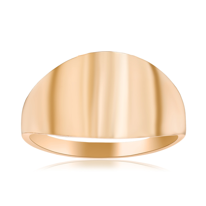 Золота каблучка без вставки M-136-R/01