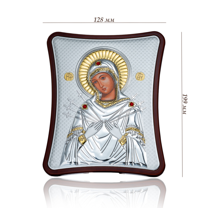 Серебряная икона. Артикул MA/E1414/1X