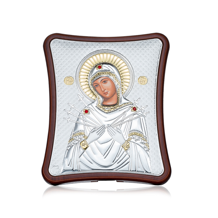 Срібна ікона. Артикул MA/E1414/2X