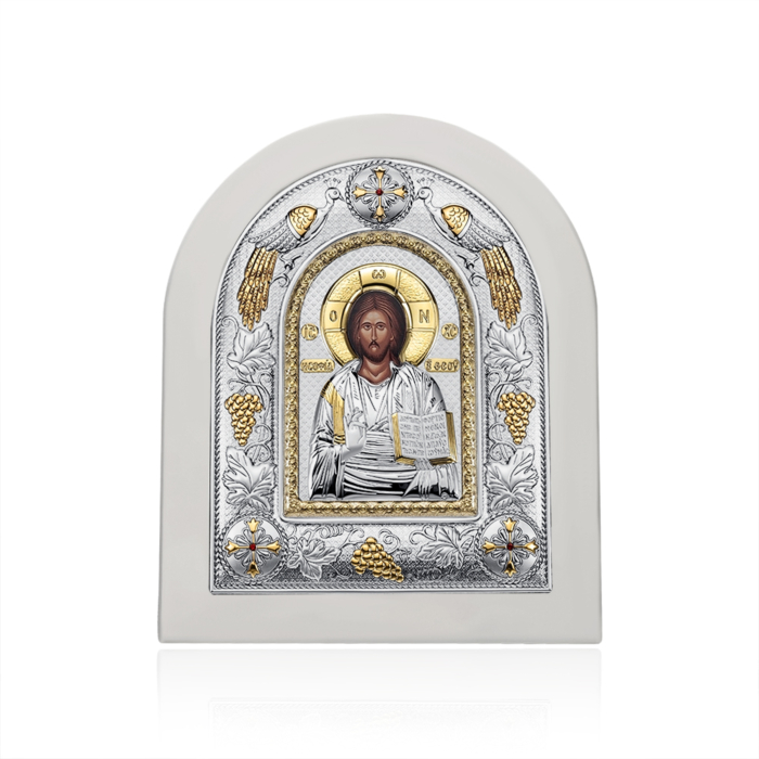 Срібна ікона. Артикул MA/E3107/WH-BX