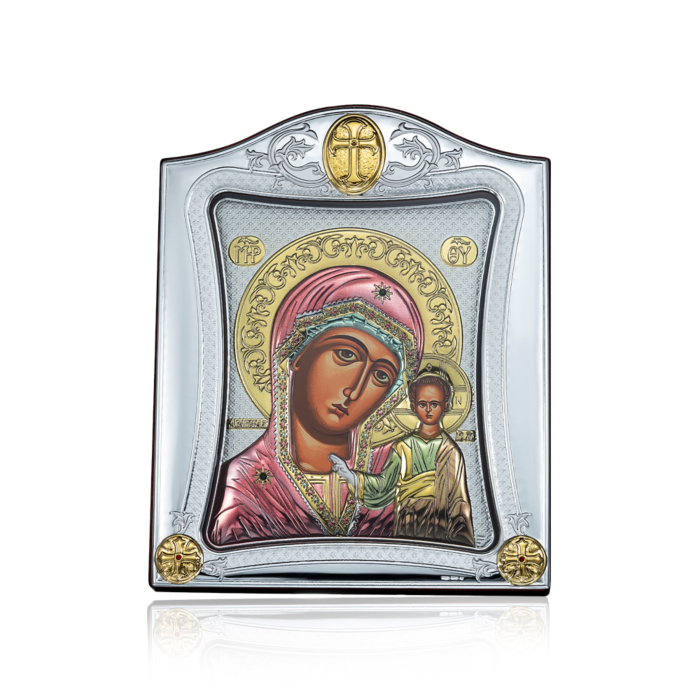 Срібна ікона. Артикул MA/E3406/1X-CK