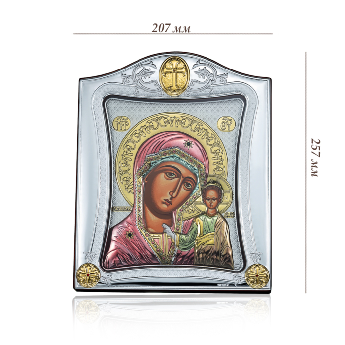 Срібна ікона. Артикул MA/E3406/1X-CK