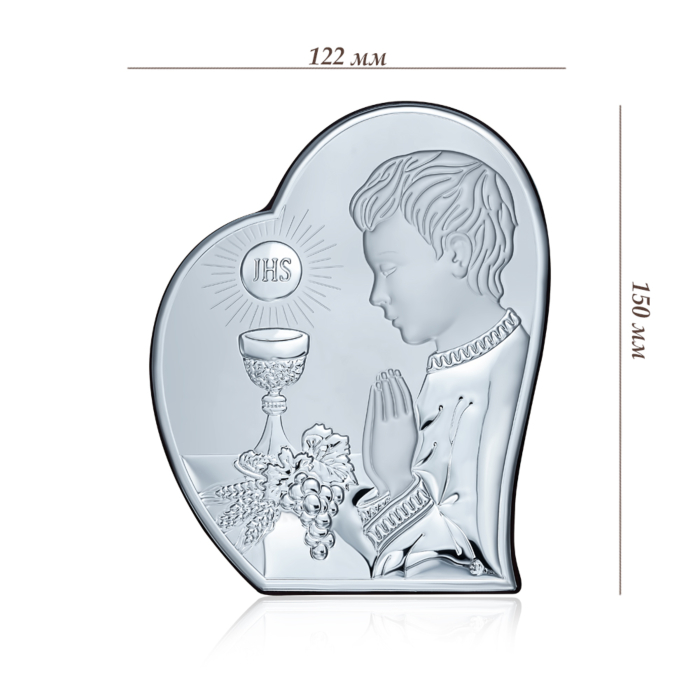 Срібна ікона «Святе Причастя». Артикул MA/E971/3