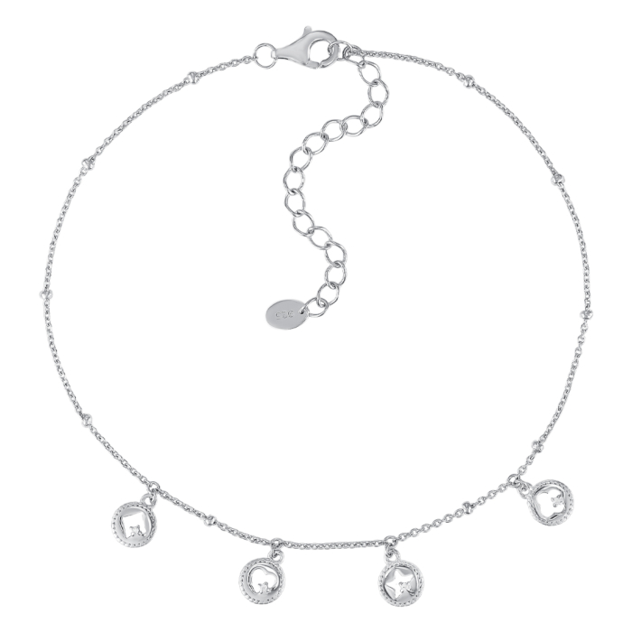 Срібний браслет з фіанітами. Артикул MB11945AA-B/12/1