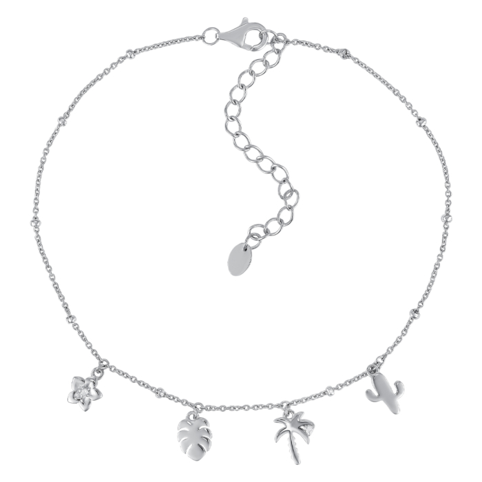 Срібний браслет з фіанітами. Артикул MB11946AA-B/12/1