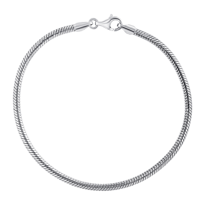 Срібний браслет. Артикул MGC RND 080 Rod-B/12